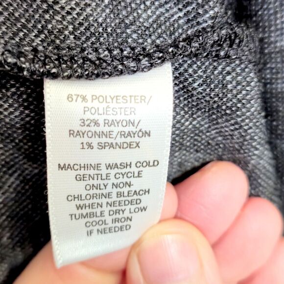 Loft Women’s Dress Office Chic Minimalist Animal Print Cinched Waist Size 12 - Picture 8 of 8